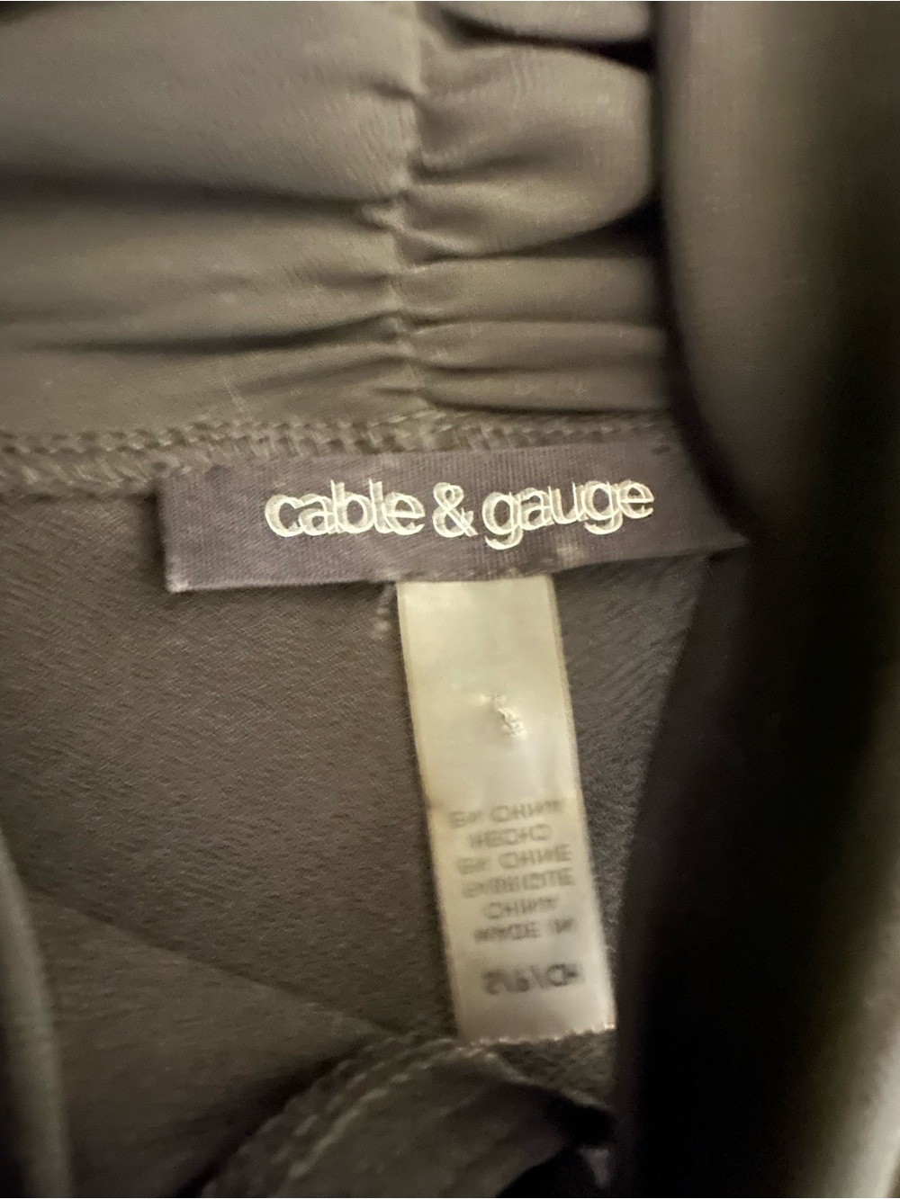 Cable gauge blouse - Picture 2 of 4